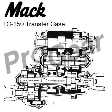 Rebuilt Mack Transfer Case