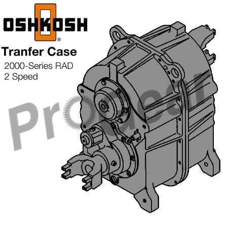 rebuilt Oshkosh transfer case